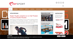 Desktop Screenshot of ofsport.es